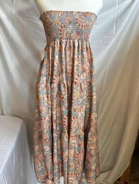 Women's Multi and Orange Dress